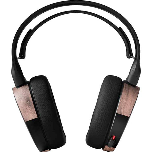 Rose Gold and Black Marble SteelSeries Arctis 3 Skin