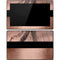 Rose Gold and Black Marble Surface Pro Tablet Skin