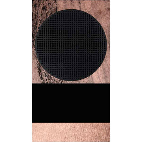 Rose Gold and Black Marble Xbox Series S Skins