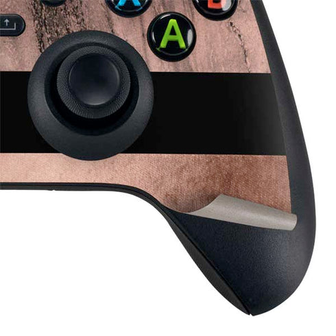 Rose Gold and Black Marble Xbox Series X Bundle Skin