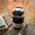 Rose Gold and Black Marble Yeti Colster Can Insulator Skin