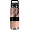 Rose Gold and Black Marble YETI Rambler 26oz Bottle Skin