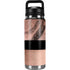 Rose Gold and Black Marble YETI Rambler 26oz Bottle Skin