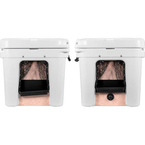 Rose Gold and Black Marble YETI Tundra 45 Hard Cooler Skin