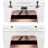 Rose Gold and Black Marble YETI Tundra 75 Hard Cooler Skin