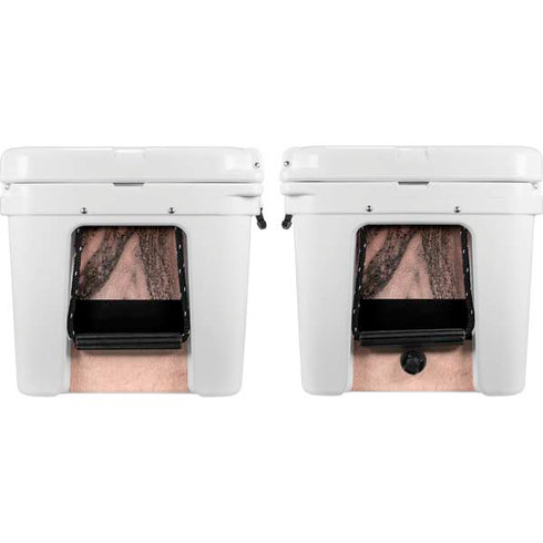Rose Gold and Black Marble YETI Tundra 75 Hard Cooler Skin