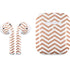 Rose Gold Chevron Apple AirPods 2 Skin