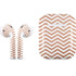 Rose Gold Chevron Apple AirPods Skin