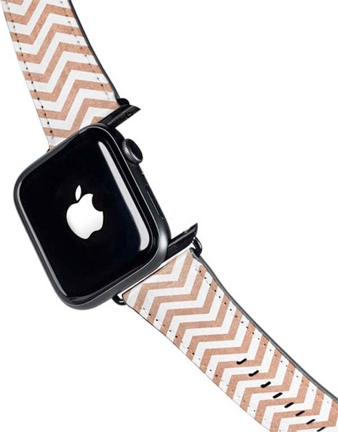 Rose Gold Chevron Apple Watch Band 42-44mm
