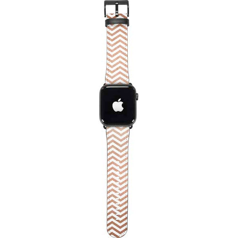 Rose Gold Chevron Apple Watch Band 42-44mm