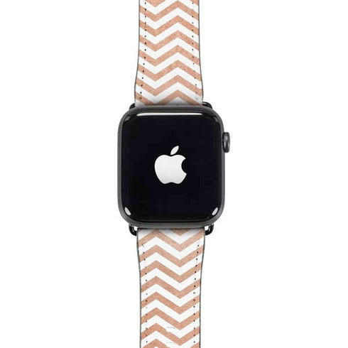 Rose Gold Chevron Apple Watch Band 38-40mm