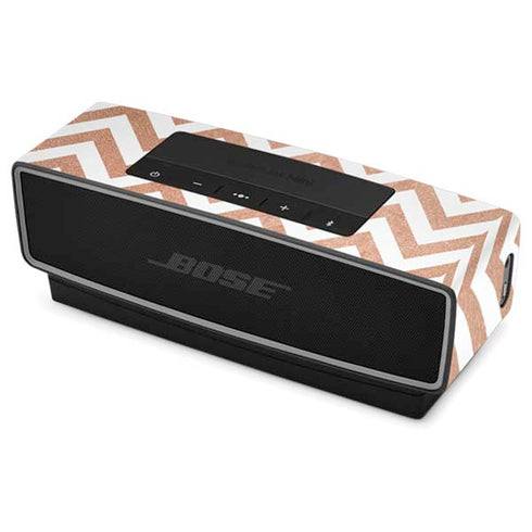 Rose Gold Chevron Bose SoundLink Mini Speaker II Skin