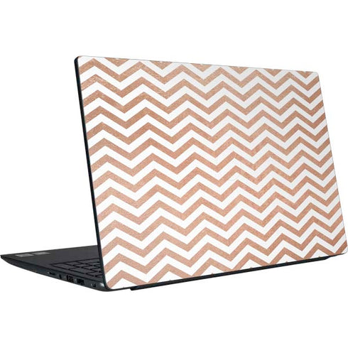 Rose Gold Chevron Dell Vostro Skin