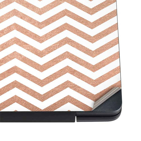 Rose Gold Chevron Dell Vostro Skin