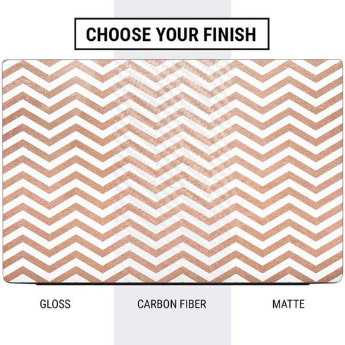 Rose Gold Chevron Dell Vostro Skin