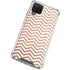 Rose Gold Chevron Galaxy A12 Clear Case
