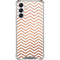 Rose Gold Chevron Galaxy A14 5G Clear Case