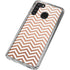 Rose Gold Chevron Galaxy A21 Clear Case