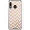 Rose Gold Chevron Galaxy A30 Clear Case