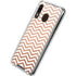 Rose Gold Chevron Galaxy A30 Clear Case
