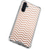Rose Gold Chevron Galaxy A54 5G Clear Case
