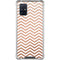 Rose Gold Chevron Galaxy A71 5G Clear Case