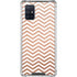 Rose Gold Chevron Galaxy A71 5G Clear Case