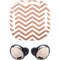 Rose Gold Chevron Galaxy Buds Pro Skin