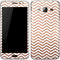 Rose Gold Chevron Galaxy J3 Skin
