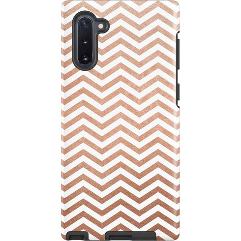 Rose Gold Chevron Galaxy Note 10 Pro Case