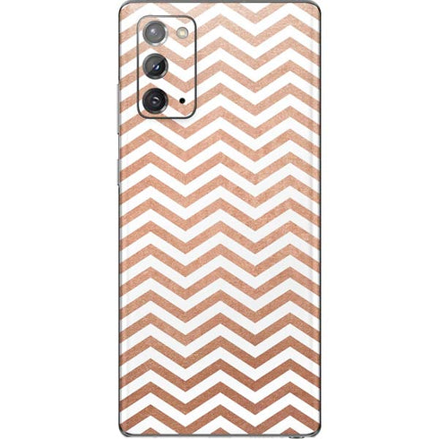 Rose Gold Chevron Galaxy Note20 5G Skin