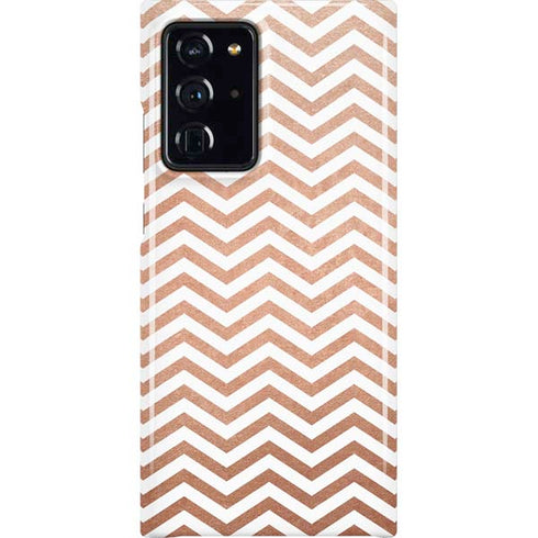 Rose Gold Chevron Galaxy Note20 Ultra 5G Lite Case