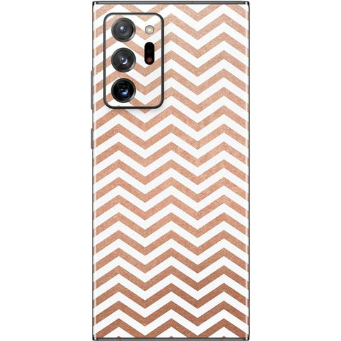 Rose Gold Chevron Galaxy Note20 Ultra 5G Skin