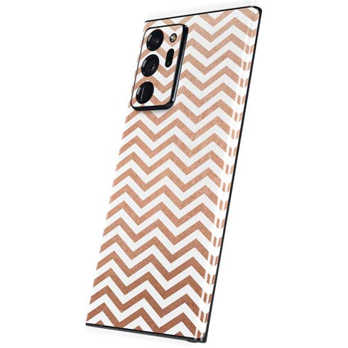 Rose Gold Chevron Galaxy Note20 Ultra 5G Skin