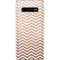 Rose Gold Chevron Galaxy S10 Plus Skin