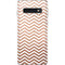 Rose Gold Chevron Galaxy S10 Skin