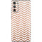 Rose Gold Chevron Galaxy S20 Fan Edition Skin
