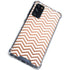 Rose Gold Chevron Galaxy S20 FE Clear Case