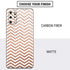 Rose Gold Chevron Galaxy S20 Plus Skin