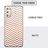 Rose Gold Chevron Galaxy S20 Skin