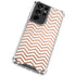Rose Gold Chevron Galaxy S21 Ultra 5G Clear Case