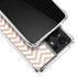 Rose Gold Chevron Galaxy S21 Ultra 5G Clear Case