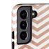 Rose Gold Chevron Galaxy S22 Plus Pro Case