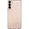 Rose Gold Chevron Galaxy S22 Plus Skin