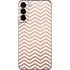 Rose Gold Chevron Galaxy S22 Plus Skin