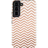 Rose Gold Chevron Galaxy S22 Pro Case
