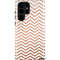 Rose Gold Chevron Galaxy S22 Ultra Pro Case