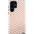 Rose Gold Chevron Galaxy S22 Ultra Pro Case