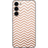 Rose Gold Chevron Galaxy S23 Plus Skin