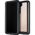 Rose Gold Chevron Galaxy S23 Plus Waterproof Case